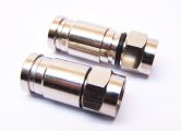 Ficha F de compressão p/ cabo RG6 Ø6,8/5,0mm - Iberosat FCM6E